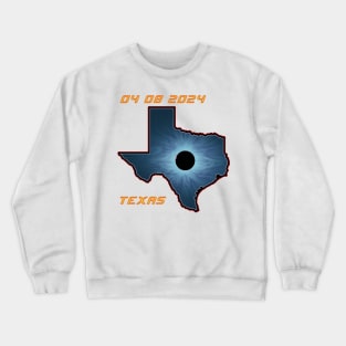 Texas 2024 Total Solar Eclipse Crewneck Sweatshirt